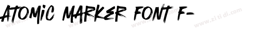 Atomic Marker Font F字体转换